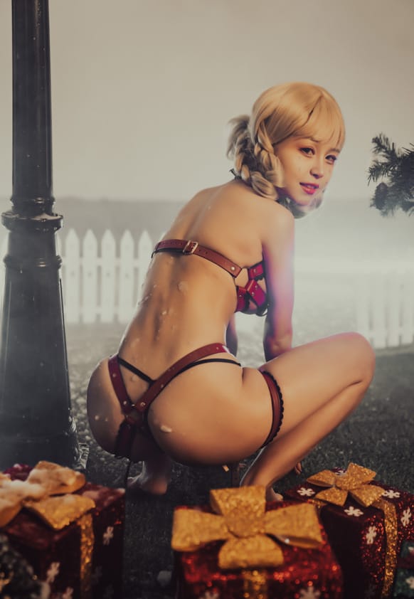 晕崽Zz –NO.018 圣诞小红帽[46P1V/847MB]-1