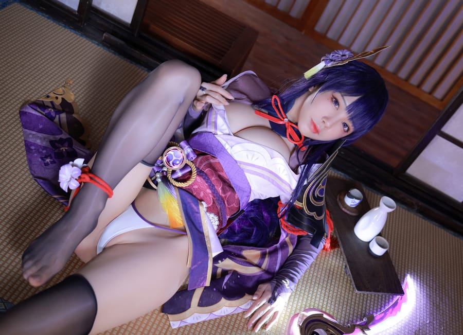 水淼aqua –NO.104 雷电将军[130P/149MB]-1