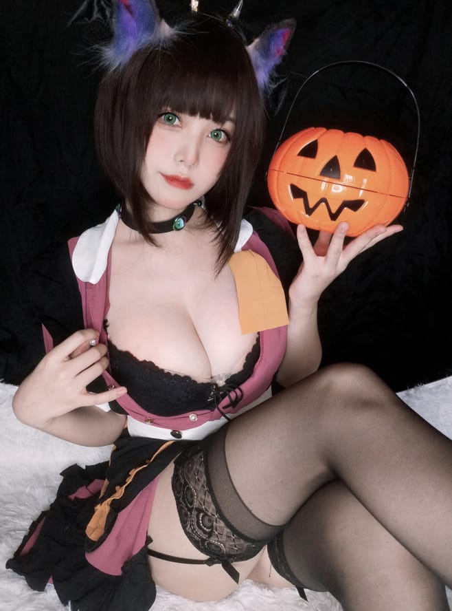 蜜汁猫裘 –NO.077 万圣节[27P/231MB]-1