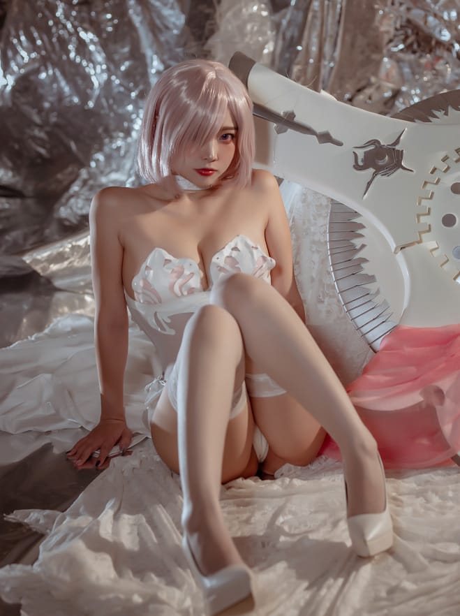 二佐Nisa –NO.110玛修婚纱[42P/653MB]