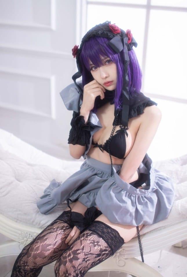 Shika小鹿鹿 – NO.091 喜多川海梦 小雫内衣[17P-74MB]-1