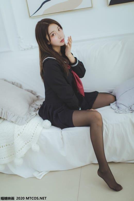 喵糖映画 JKL.002 黑色JK [50P/500MB]-1