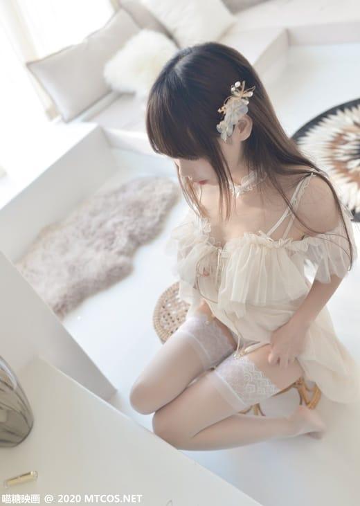 [喵糖映画]VOL.206 吊带纱裙白丝 [23P/249MB]-1