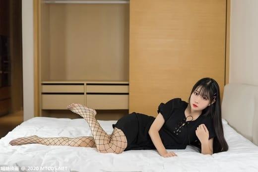 [喵糖映画]VOL.223 黑色 渔往袜长裙 [40P/334MB]-1