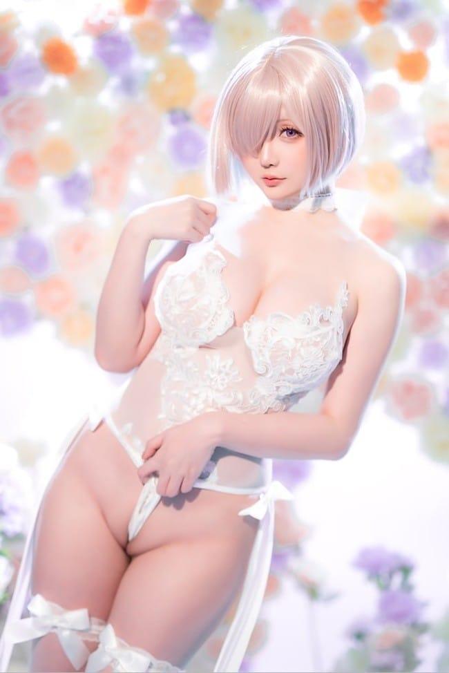星之迟迟 – NO.146 3月计划C FGO 玛修婚纱[78P1V-425MB]-1