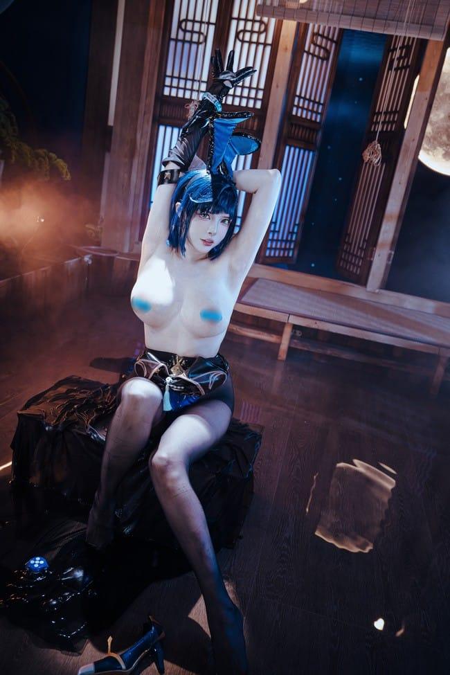 秋和柯基 – NO.110 夜兰 兔女郎 [92P-1.86GB]-1