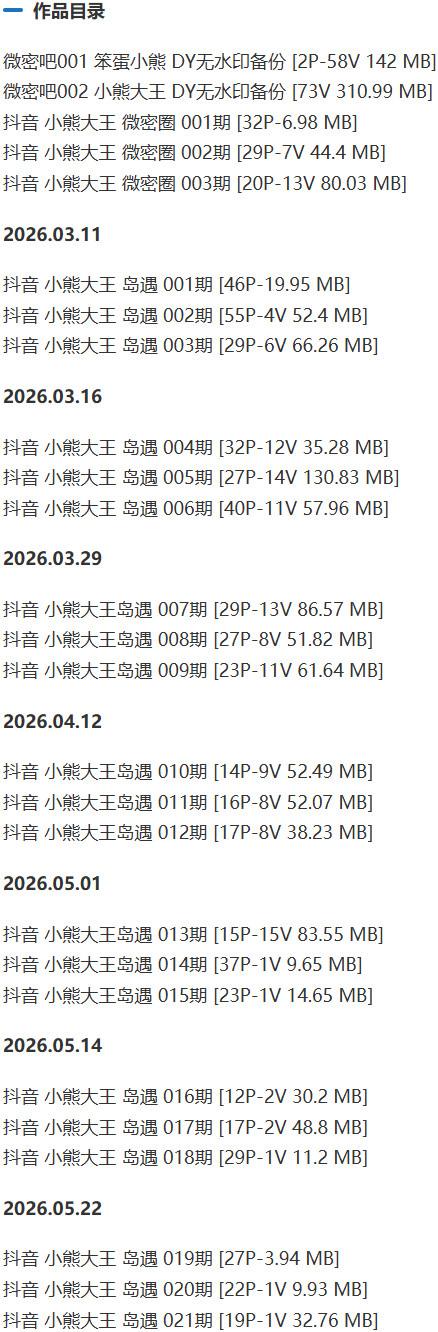 小熊大王 – 微密圈写真&视频合集【持续更新中】-1 小熊大王 – 微密圈写真&视频合集【持续更新中】-1