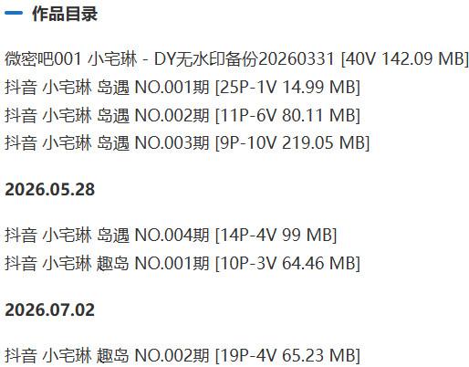 小宅琳 – 微密圈/岛遇等写真&视频合集【持续更新中】-1