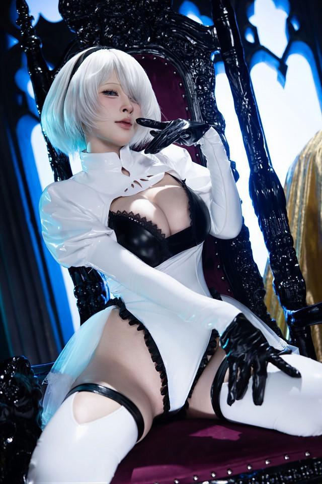 清水由乃 – NO.100 尼尔 2B 碧蓝套装 [71P1V-457MB]-1